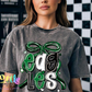 Eagles PNG - Eagles Black & Green bow design - Digital Download - coquette mascot