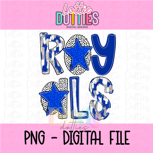 Royals Poppy  PNG - Royals Sublimation - Digital Download -