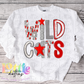 Wildcats Poppy  Png - Wildcats  Sublimation Design - Digital Download - Red and Gray