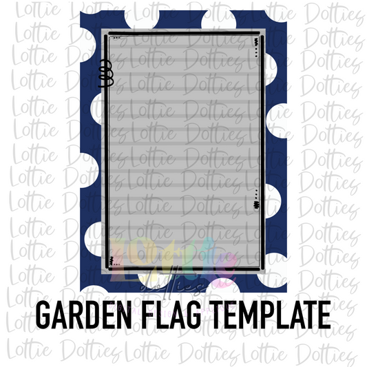 Blank Flag - PNG - Blank  - Sublimation - Digital Download - Navy and Gray