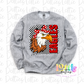 Eagles Poppy PNG - Eagles sublimation design - Digital Download - Checkered Mascot with Bow