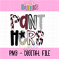Panthers Poppy PNG - Panthers Sublimation  - Digital Download - Maroon and Black