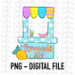 Lemonade Stand PNG - Lemonade Stand Sublimation - Digital Download