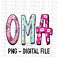 Oma - Oma Sublimation - Digital Download -Mother's Day Design