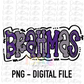 Brahmas PNG - Brahmas Sublimation - DIGITAL DOWNLOAD - Purple, Gray and Black