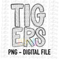 Tigers PNG - Tigers sublimation design - Digital Download