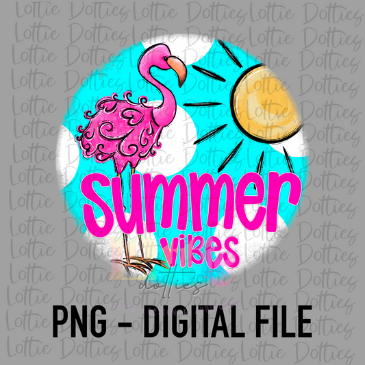 Summer  Vibes Png - Summer Sublimation File - Instant download - Digital Download