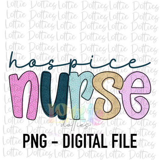 Hospice Nurse PNG - Nurse sublimation design - Digital Download