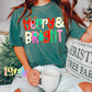 Merry and Bright PNG - Christmas Sublimation - Digital Download