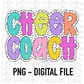 Cheer Coach Png - Cheer Sublimation File - Instant download - Digital Download