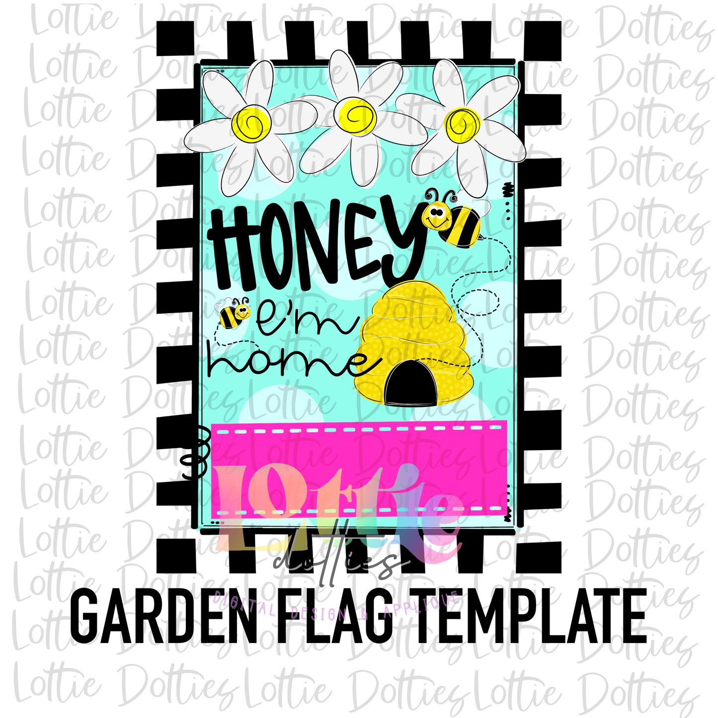 Honey I'm Home Flag PNG - Flag Sublimation - Digital Download