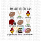 I Am Who You Say I Am South Carolina PNG -  South Carolina Sublimation - Digital Download