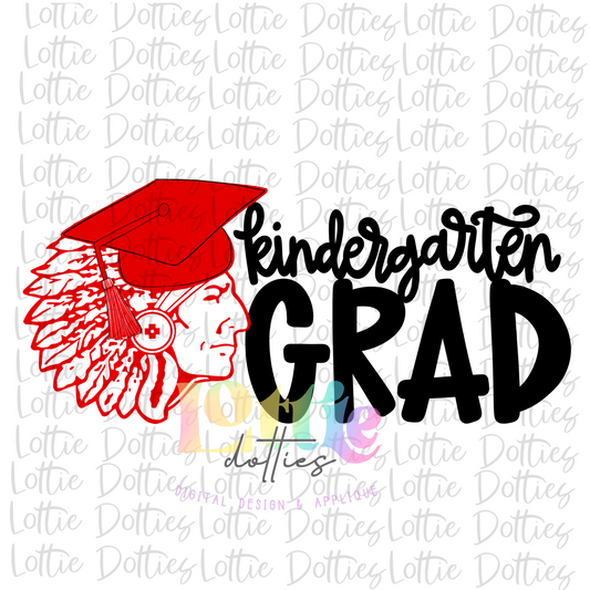 Redskins Kindergarten Grad PNG -  Redskins Sublimation - Digital Design