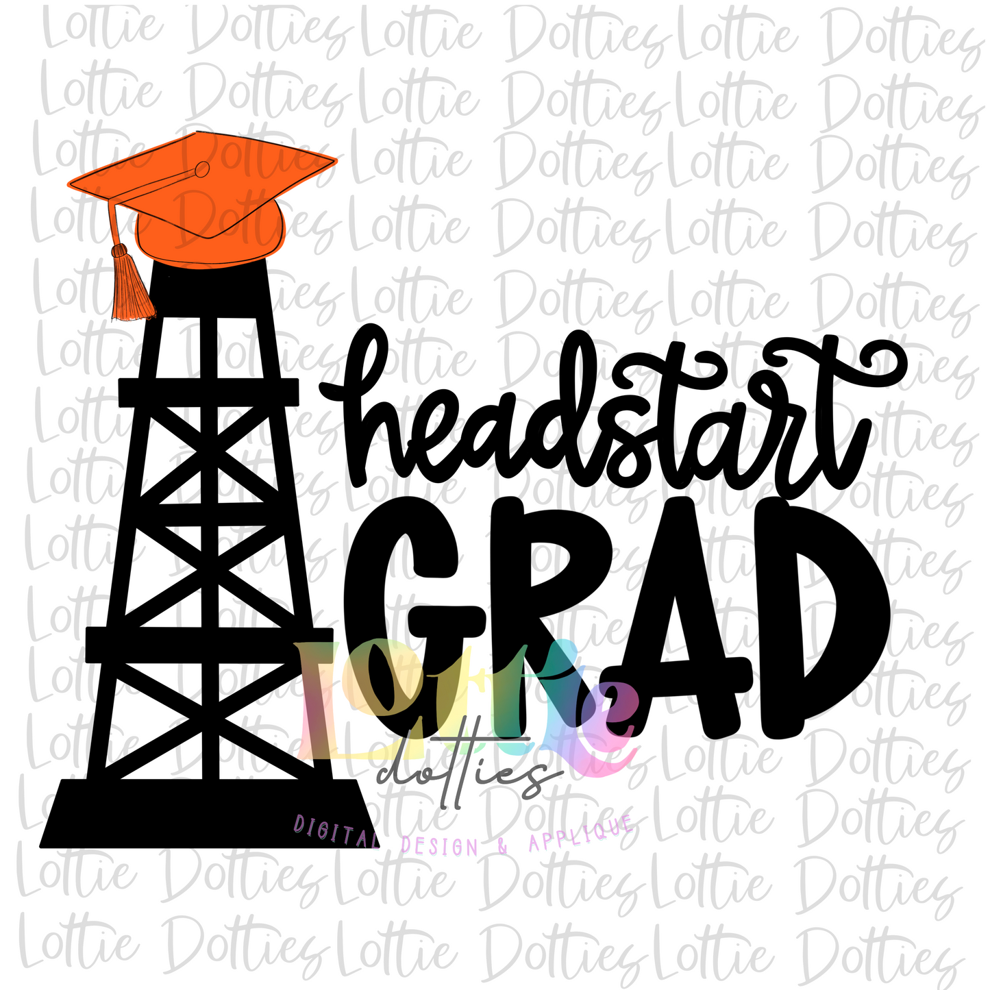 Headstart Grad PNG - Oilers Sublimation - Digital Download