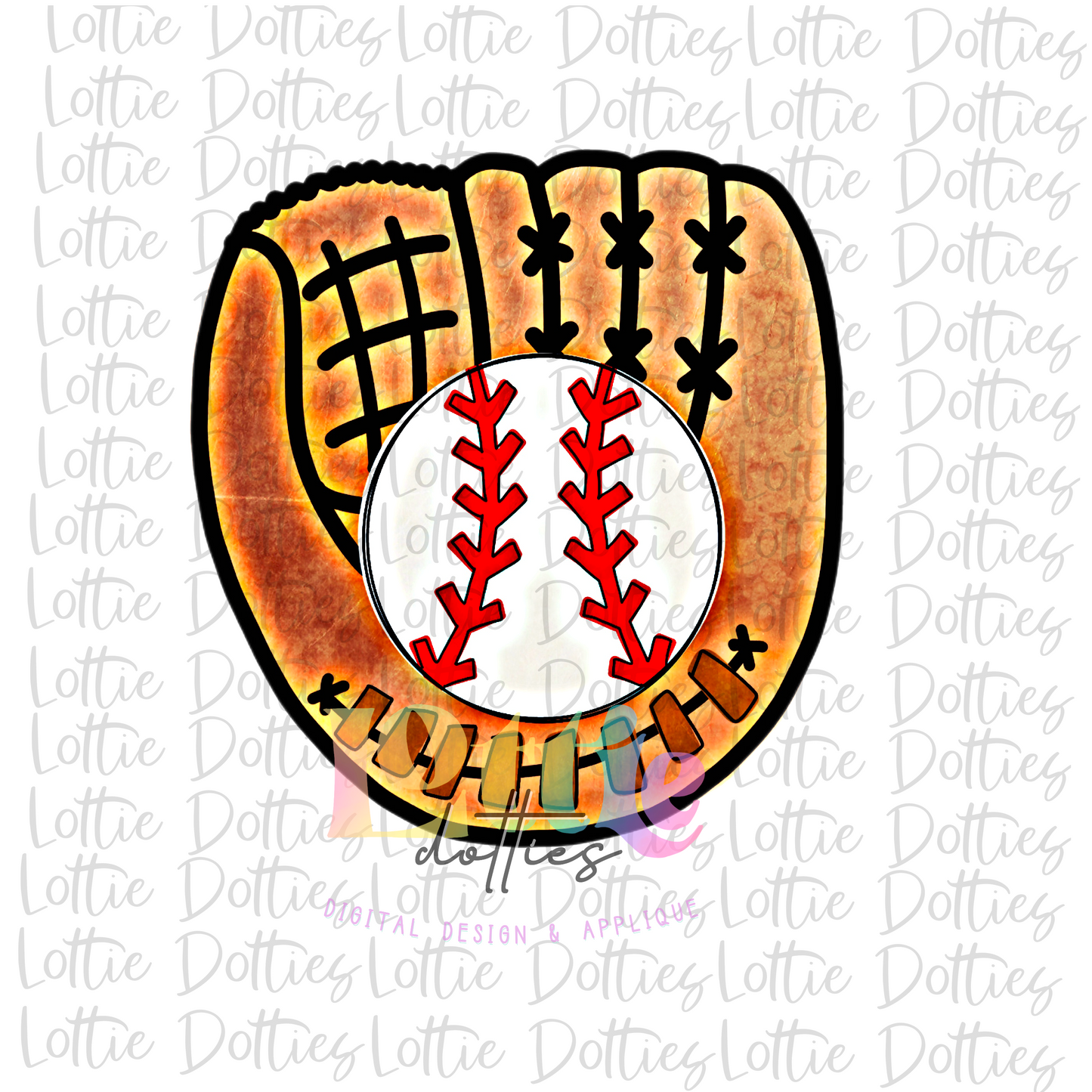 Baseball Glove   PNG - Baseball Sublimation - Digital Download