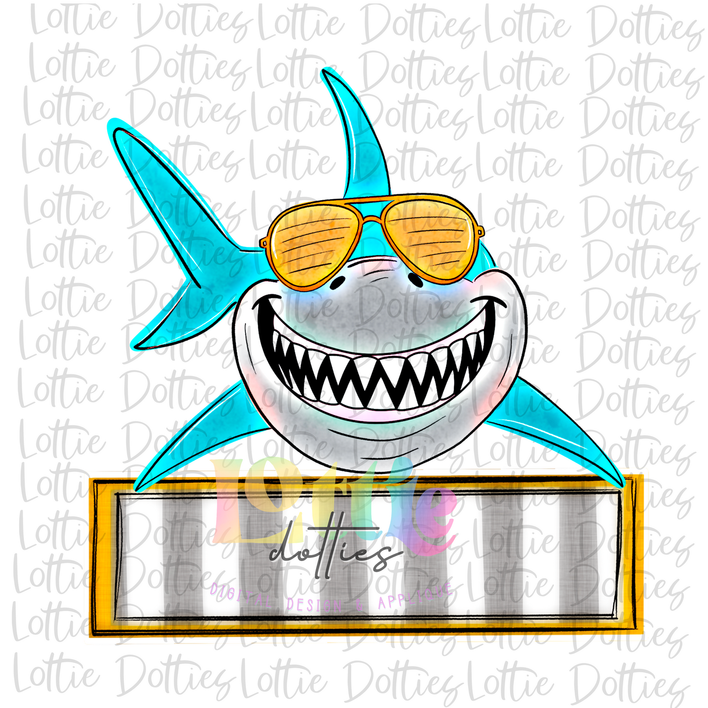 Shark Png - shark clipart - boys summer design - Instant Download