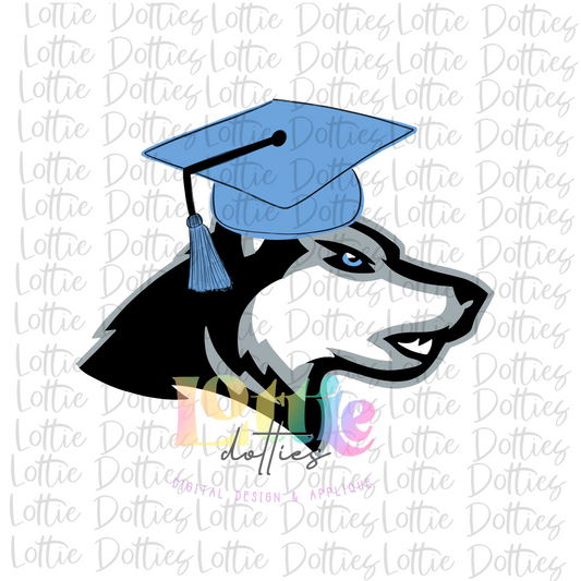 Huskies Grad - PNG - Huskies sublimation design - Digital Download