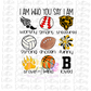 I Am Who You Say I Am Bears PNG - Bears  sublimation design - Digital Download