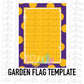 Blank Flag - PNG - Blank  - Sublimation - Digital Download - Purple  and Gold