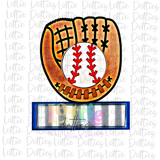 Baseball Glove   PNG - Baseball Sublimation - Digital Download - Royal  Box