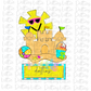 Sand Castle Png - Sand Castle With Name Design - Digital Download