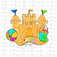 Sand Castle Png - Sand Castle Design - Digital Download