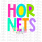 Hornets PNG -  Hornets  Sublimation design - Digital Download