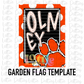 Olney Flag PNG - Olney Paw Print Sublimation - Digital Download