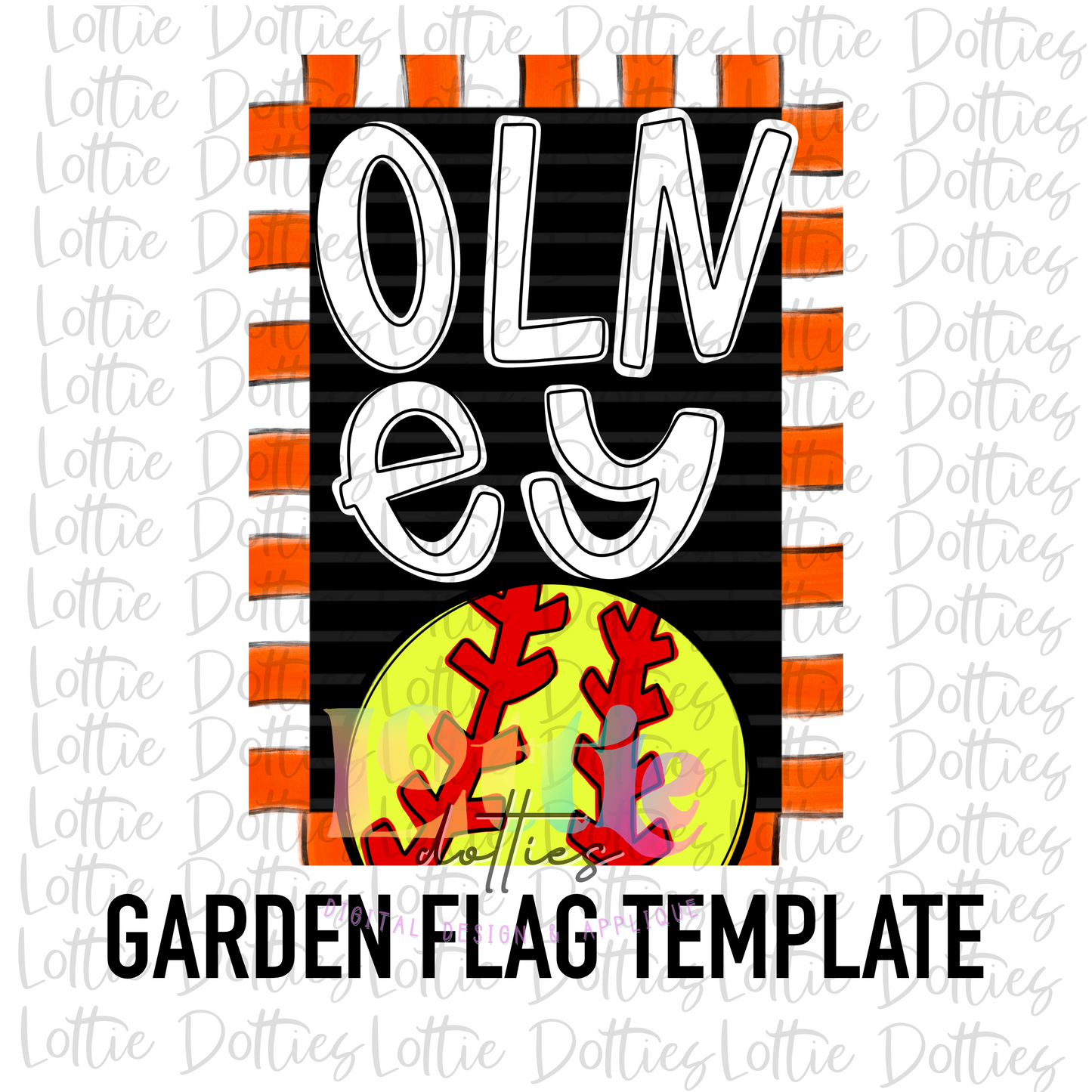 Olney Flag PNG - Olney Softball Sublimation - Digital Download