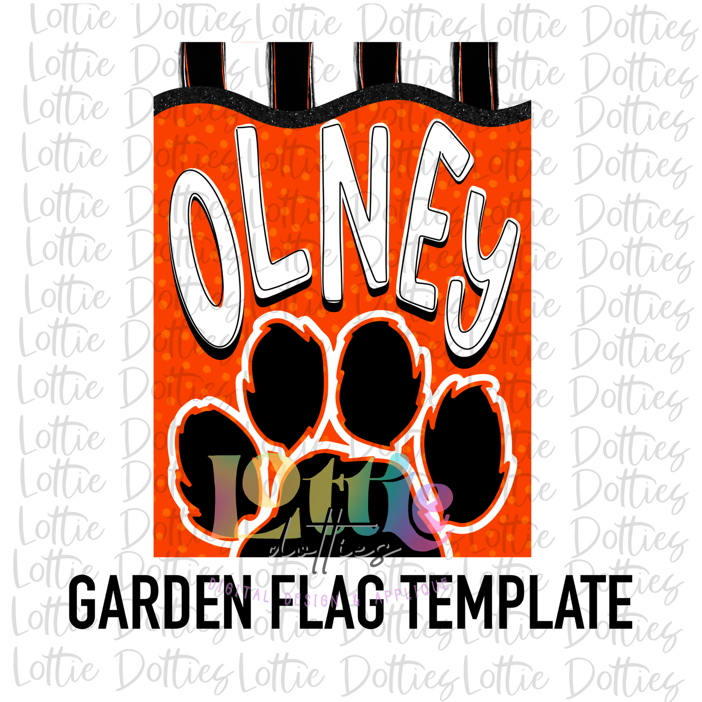 Olney Flag PNG - Olney Sublimation - Digital Download