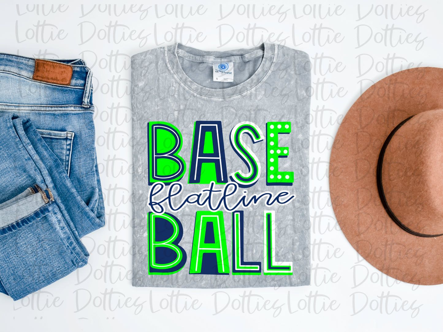 Flatline Baseball - PNG - Flatline - Sublimation - Digital Download