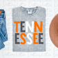 Tennessee -  Png - TN  Sublimation Design - Digital Download - Orange and White