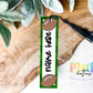 Bookmark Template PNG - School - Bookmark Football Sublimation  - Digital Download