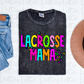 Lacrosse Mama PNG - Lacrosse Mama Sublimation - Digital Download - Neon Leopard