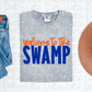 Welcome To The Swamp PNG   - Digital Download - Sublimation Design - Orange and Blue