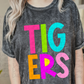 Tigers PNG - Tigers sublimation design - Digital Download - Bright Filled