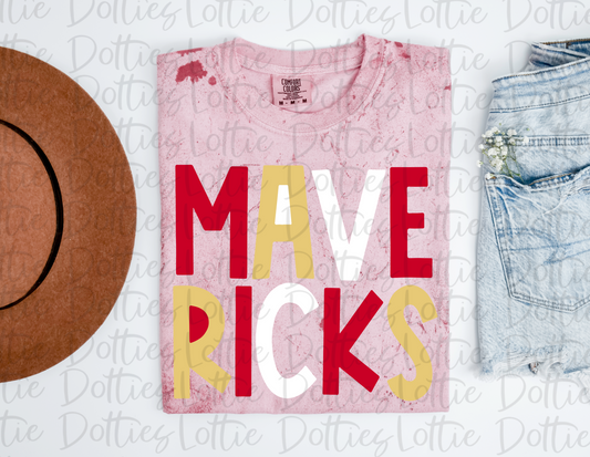 Mavericks Png - Mavericks Filled Sublimation Design - Digital Download - Cardinal and Gold