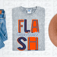 Flash Baseball PNG - Flash Baseball Sublimation - Digital Download - Orange and Navy