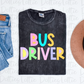 Bus Driver - PNG - Back To School - Sublimation - Digital Download - Pastel Filled