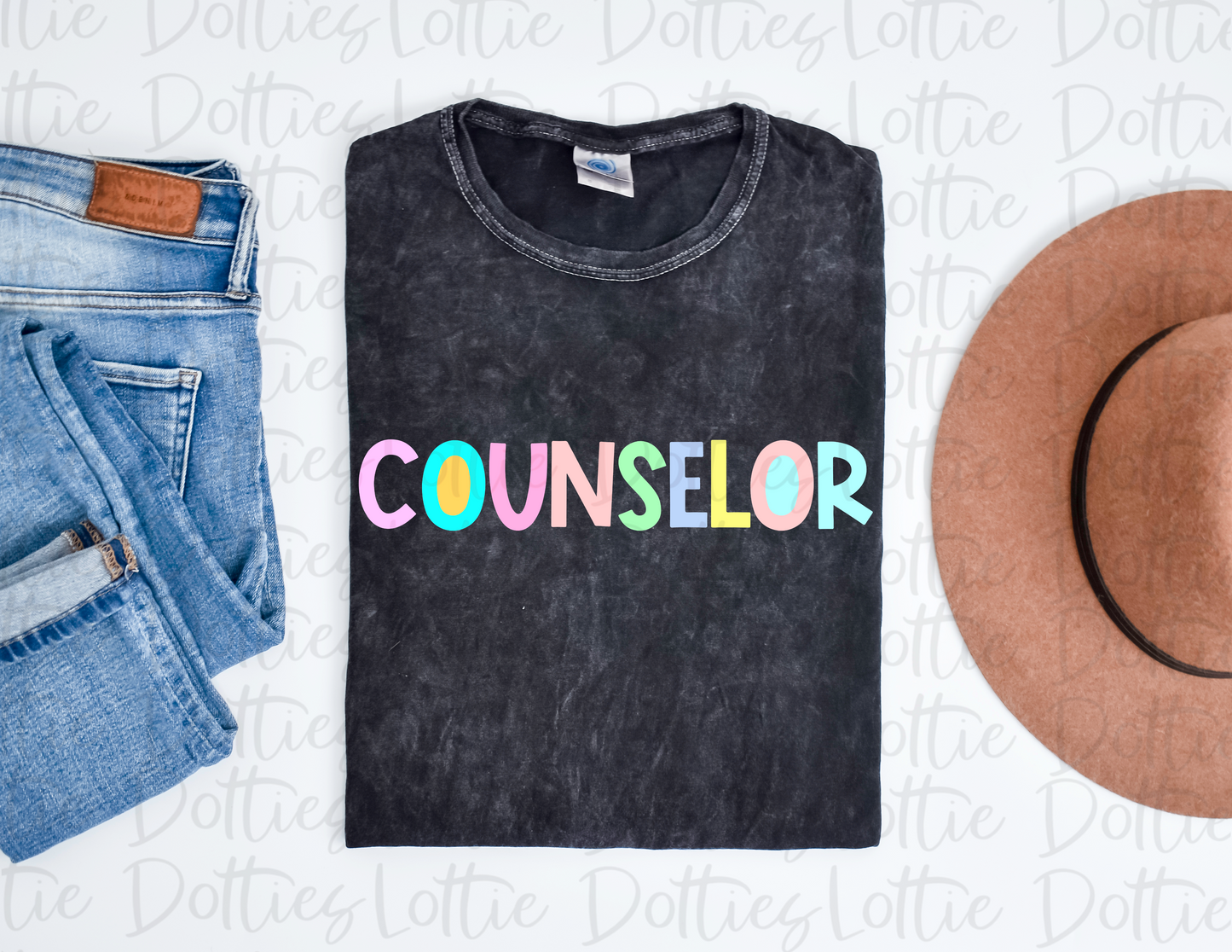 Counselor PNG - Counselor Sublimation - Digital Download - Pastel Filled