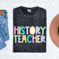 History Teacher - PNG - Back To School - Sublimation - Digital Download - Pastel Filled