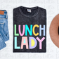 Lunch Lady - PNG - Back To School - Sublimation - Digital Download - Pastel Filled