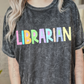 Librarian PNG - Teacher Sublimation - Digital Download -Pastel Filled