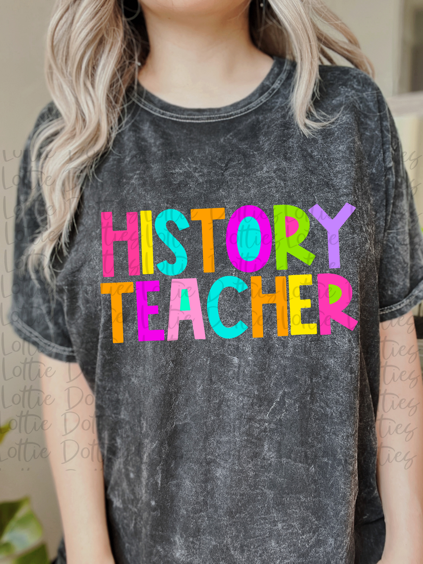 History Teacher - PNG - Back To School - Sublimation - Digital Download - Bright Filled