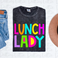 Lunch Lady - PNG - Back To School - Sublimation - Digital Download - Bright Filled