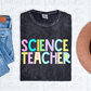 Science Teacher - PNG - Back To School - Sublimation - Digital Download - Pastel Filled