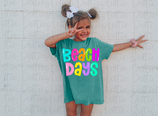 Beach Days Png - Summer Sublimation File - Instant download - Digital Download