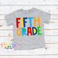 Fifth Grade - PNG - Back To School - Sublimation - Digital Download - Primary