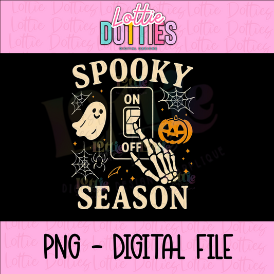 Spooky Season Png - Spooky Season - Halloween Sublimation Design - Digital Download