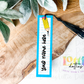 Bookmark Template PNG - School - Bookmark Sublimation  - Digital Download